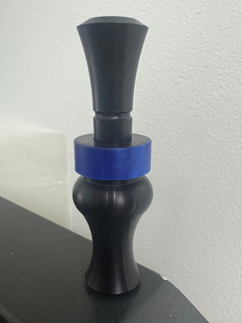 ODB Duck Calls - Flat Black w/ Blue band