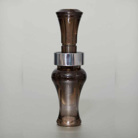 PolyCarbonate Open Water Duck Calls - Smoke - Double Reed