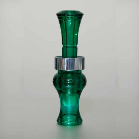 PolyCarbonate Timber Duck Calls - Green - Double Reed