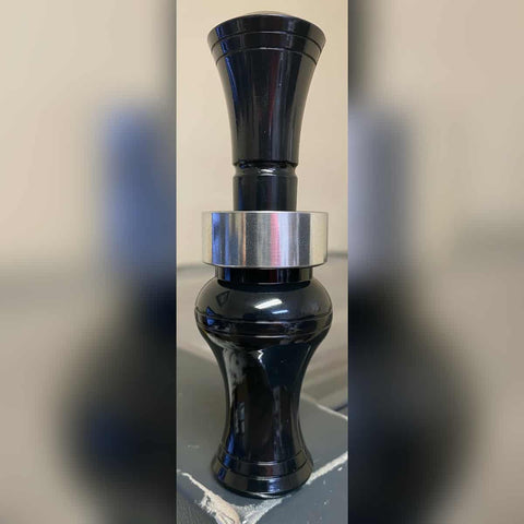 PolyCarbonate Timber Duck Calls - Black Single Reed